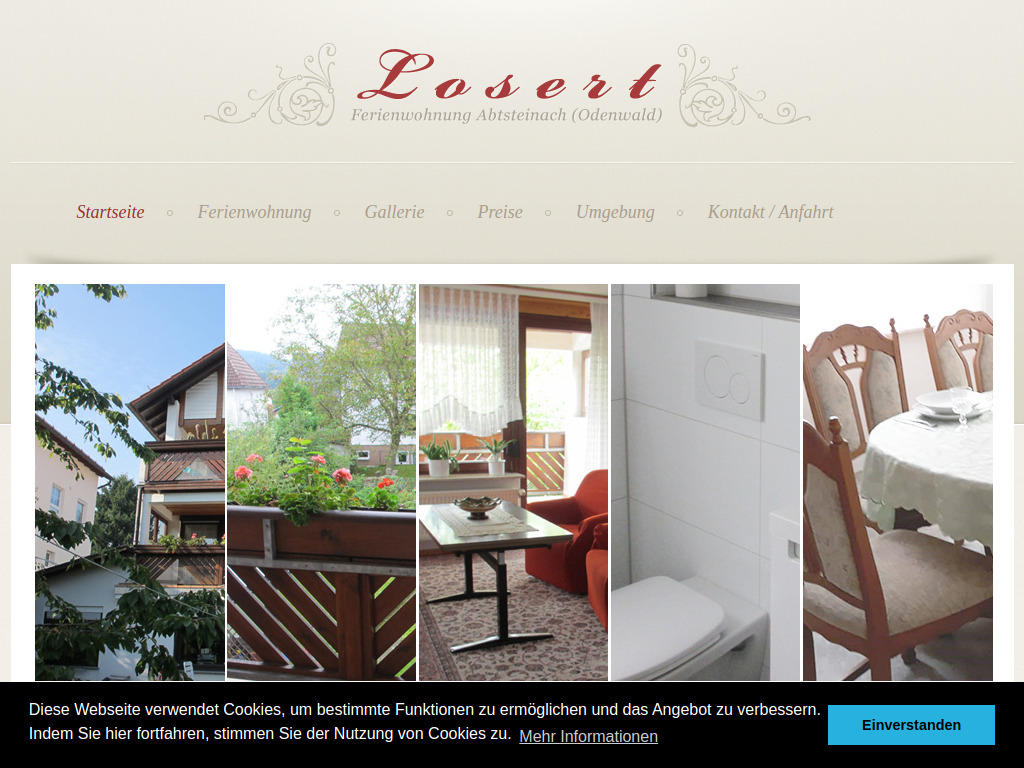 Website von Familie Losert in Abtsteinach