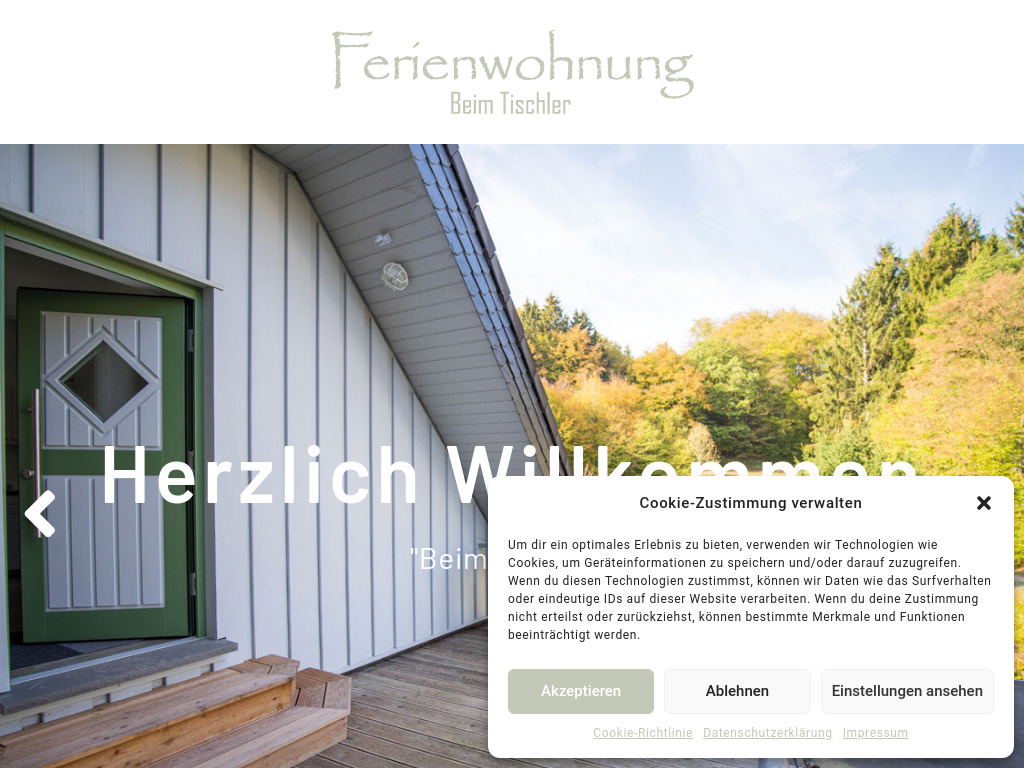 Website von Tischlermeister Lukas Flitsch in Reichshof