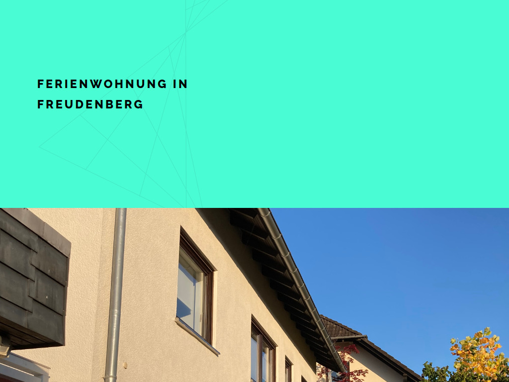 Website von Ferienwohnung in Freudenberg