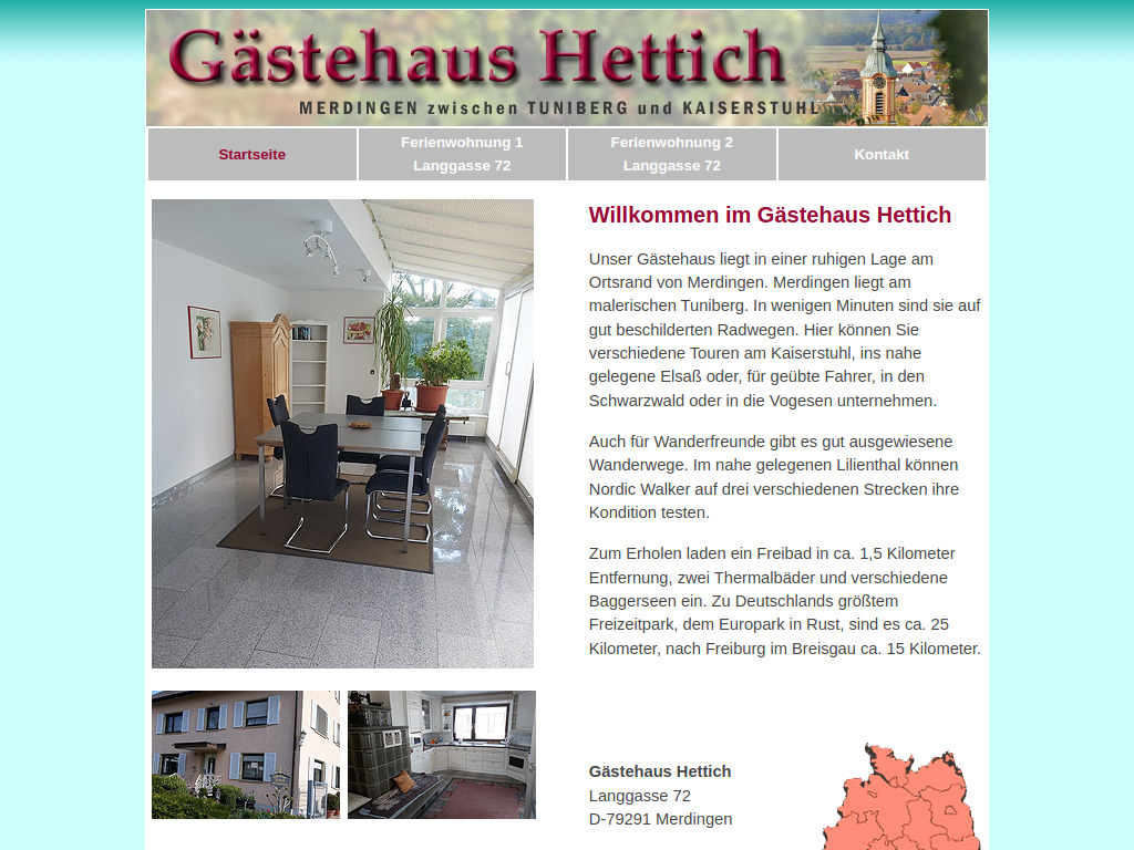 Website von Norbert Hettich in Merdingen