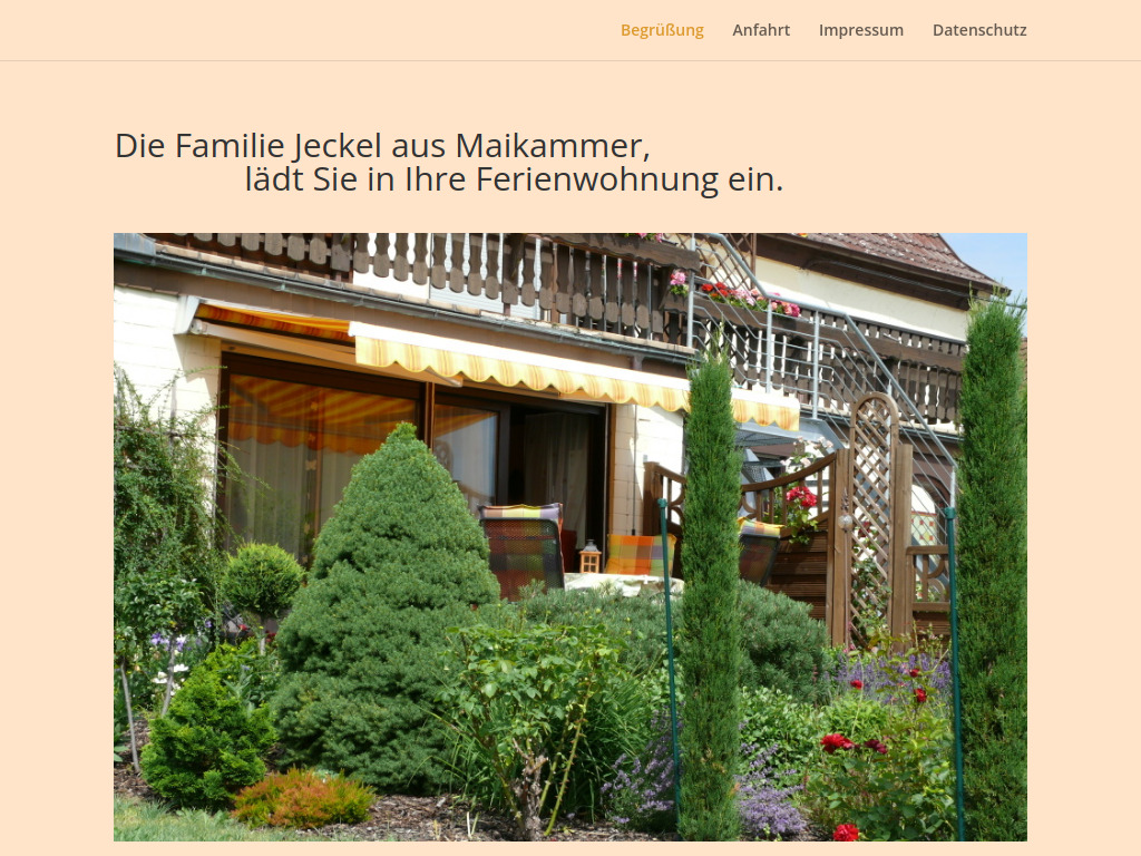 Website von Josef und Relindis Jeckel in Maikammer
