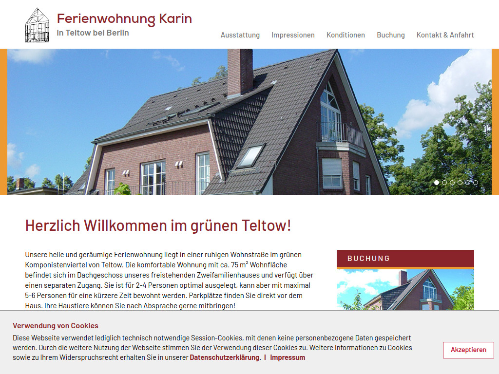 Website von Karin Wagner in Teltow