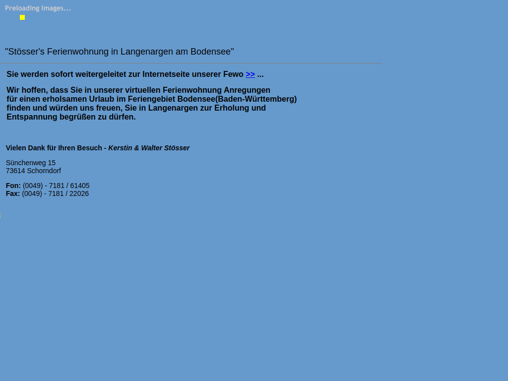 Website von Walter und Kerstin Stösser in Schorndorf