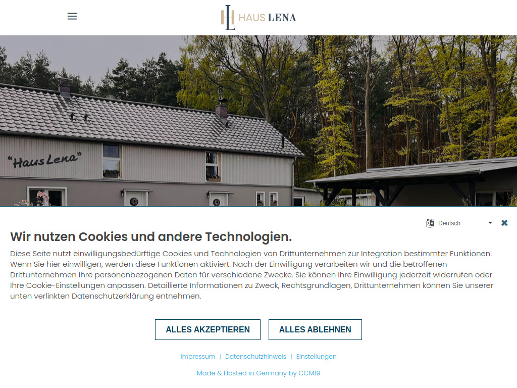 Website von Frances Grunt in Leopoldshagen