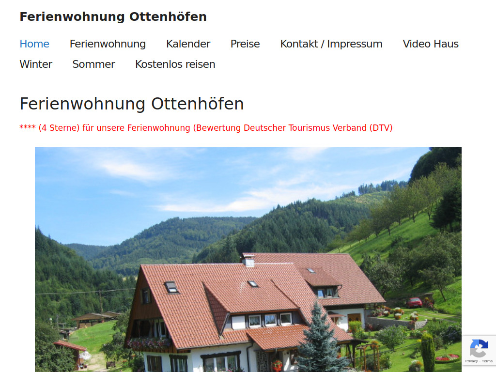 Website von STRASSE: Wolfersbach 6 in Ottenhöfen