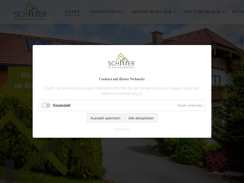 Website von Familie Schitter in Mauterndorf