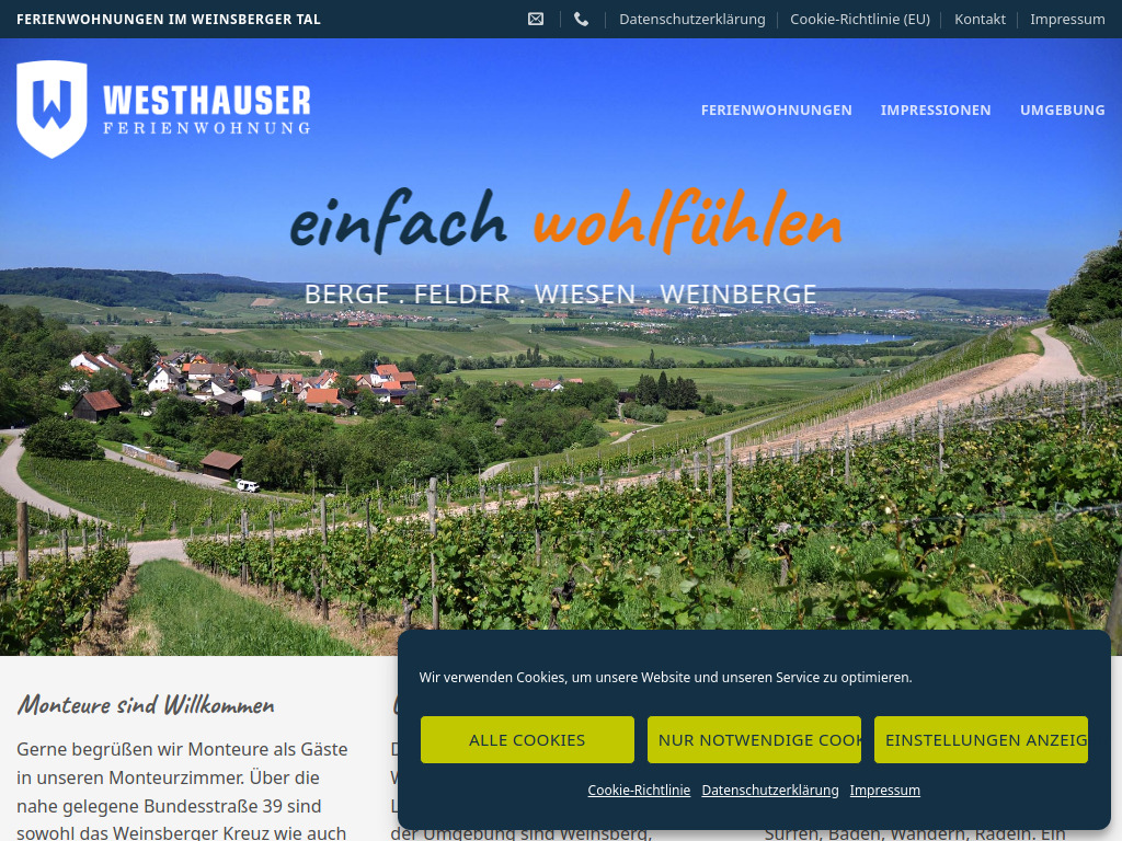 Website von Michael & Gabriele Westhauser in Löwenstein-Reisach