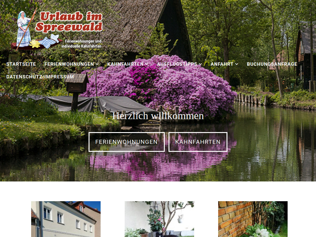 Website von Kerstin Wilke in Lübbenau/Spreewald