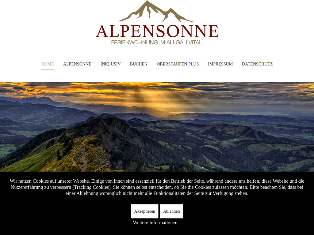 Website von Thorsten Bauer in Oberstaufen