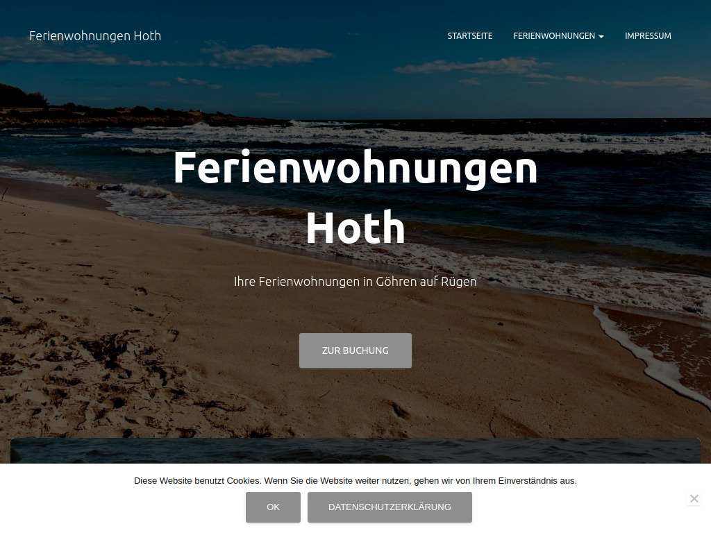 Website von Reiner Hoth in Ostseebad Göhren