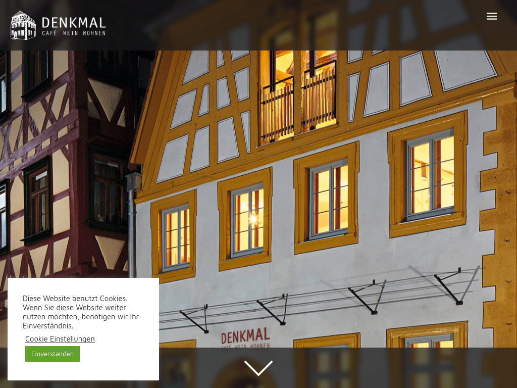 Website von DENKMAL KARLSTADT – Ferienwohnungen in Karlstadt