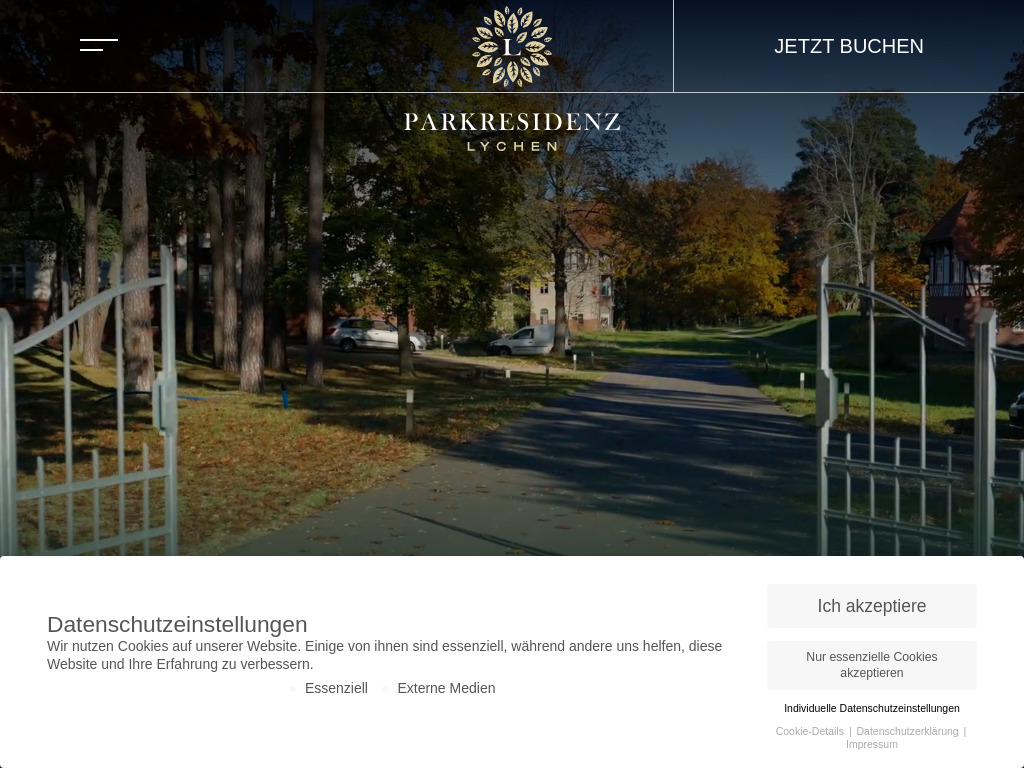 Website von Parkresidenz Lychen GmbH in Lychen