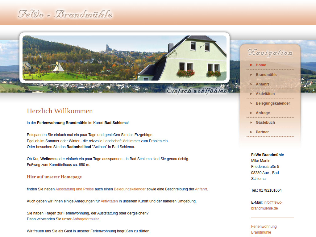 Website von Mike Martin in Aue - Bad Schlema