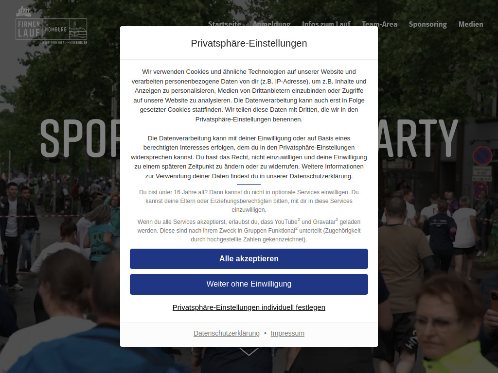 Website von n plus sport GmbH in Saarbrücken