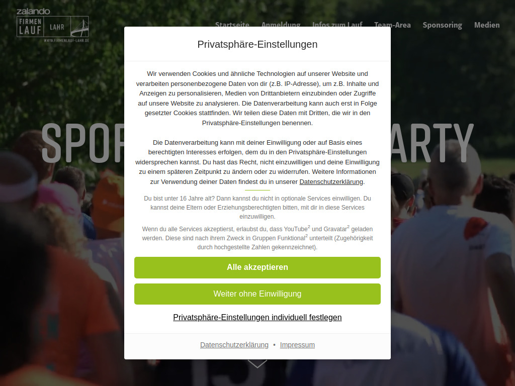 Website von n plus sport GmbH in Saarbrücken