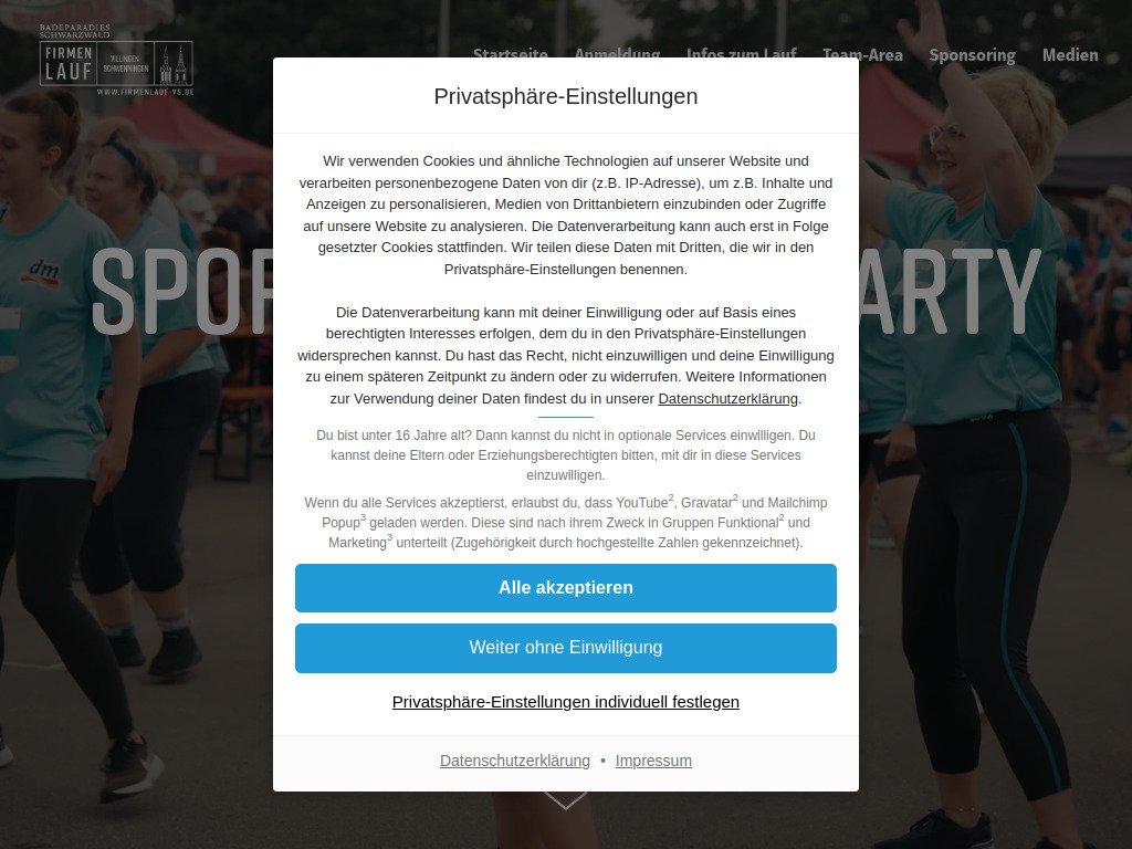 Website von n plus sport GmbH in Saarbrücken