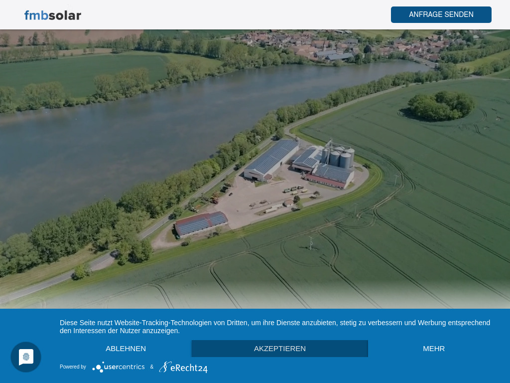 Website von fmb-Solar GmbH & Co. KG in Hürth