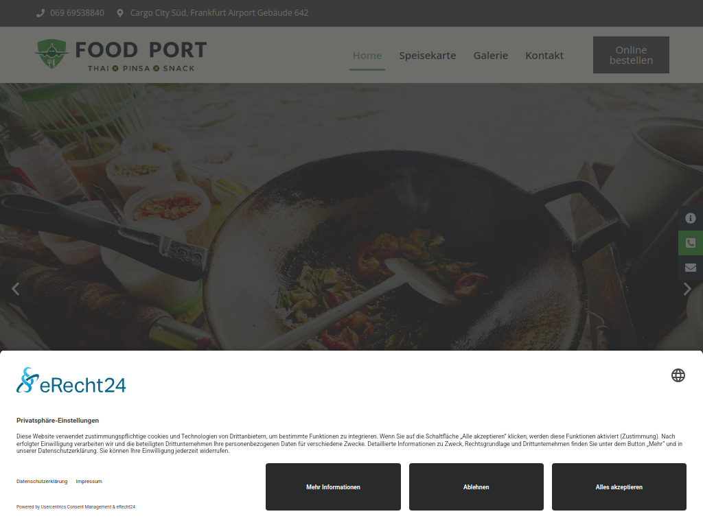 Website von Denizli M. & Kaplan T. Gbr in Frankfurt am Main