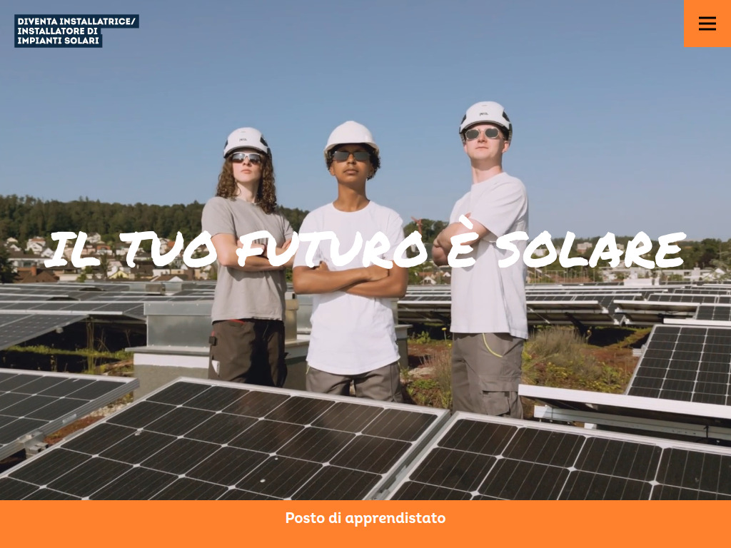 Website von Swissolar – Schweizerischer Fachverband für Sonnenenergie in Zürich