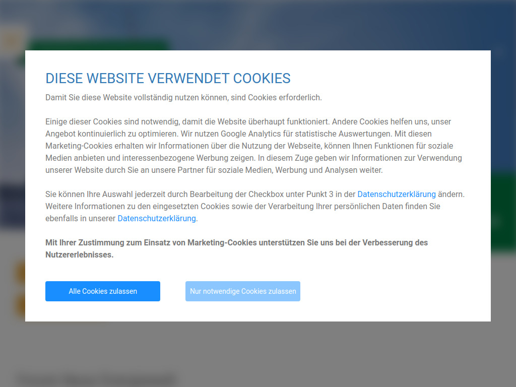 Website von Conexio-PSE GmbH in Pforzheim