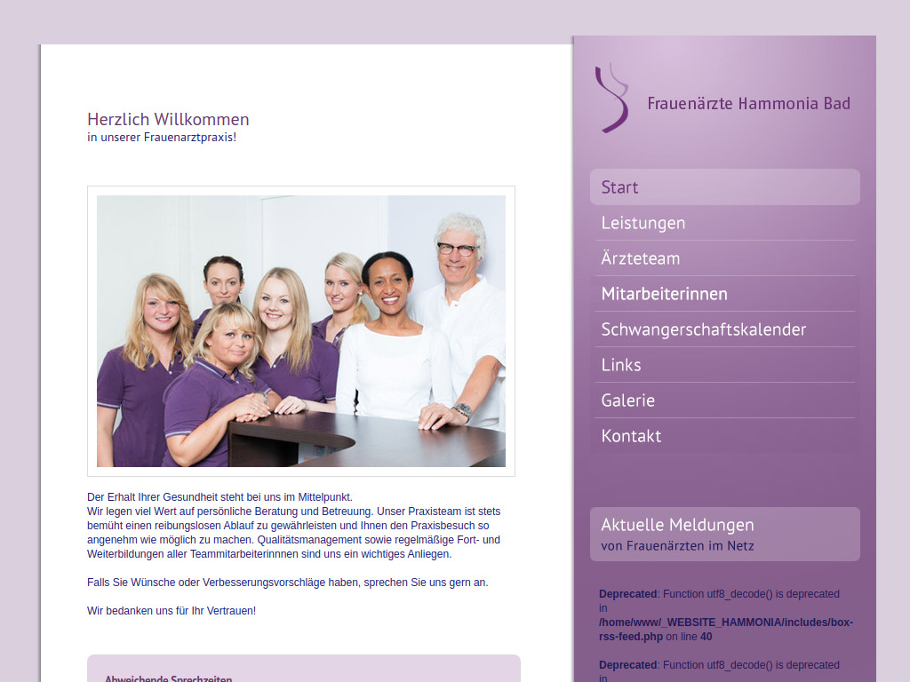 Website von Gemeinschaftspraxis Dr. med. Dieter Firnrohr & Dr. med. Ruth Shanti Abraha-Späth