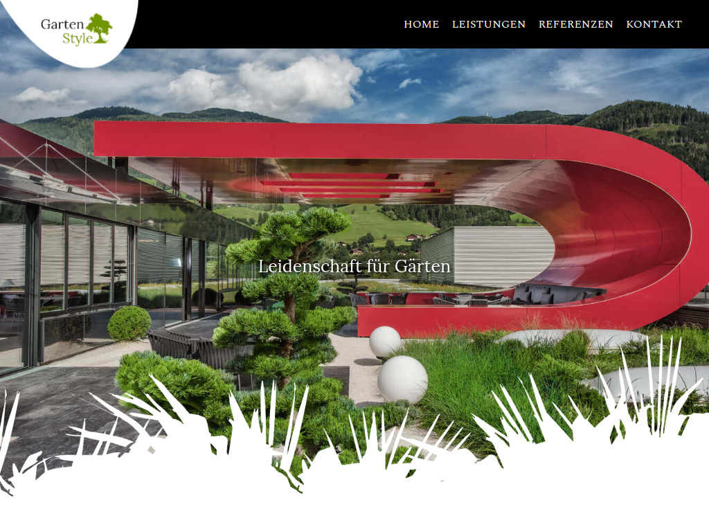 Website von Gartenstyle GmbH in St. Johann im Pongau