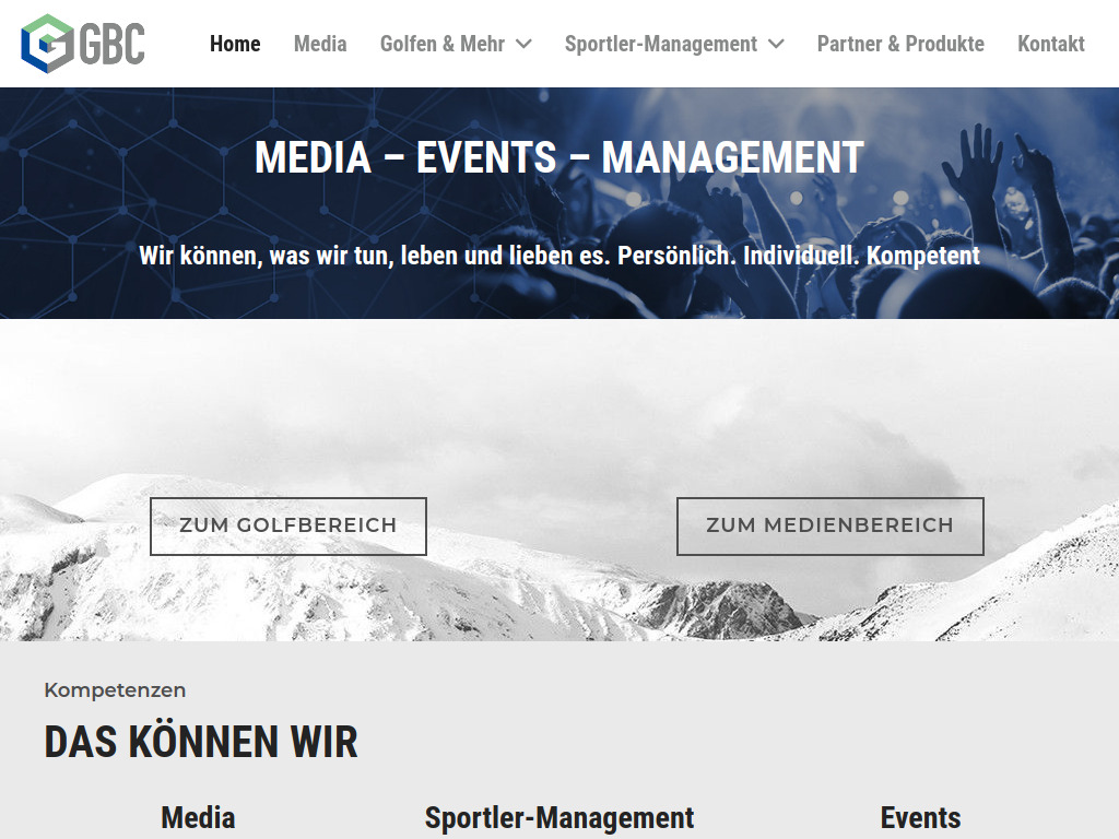 Website von GBC Gero Bücher Consulting in Hennef