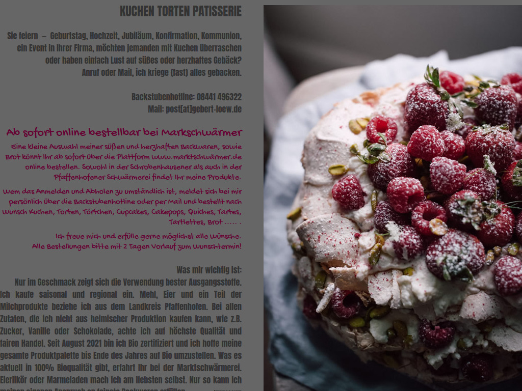 Website von Birgit Gebert-Löw in Pfaffenhofen