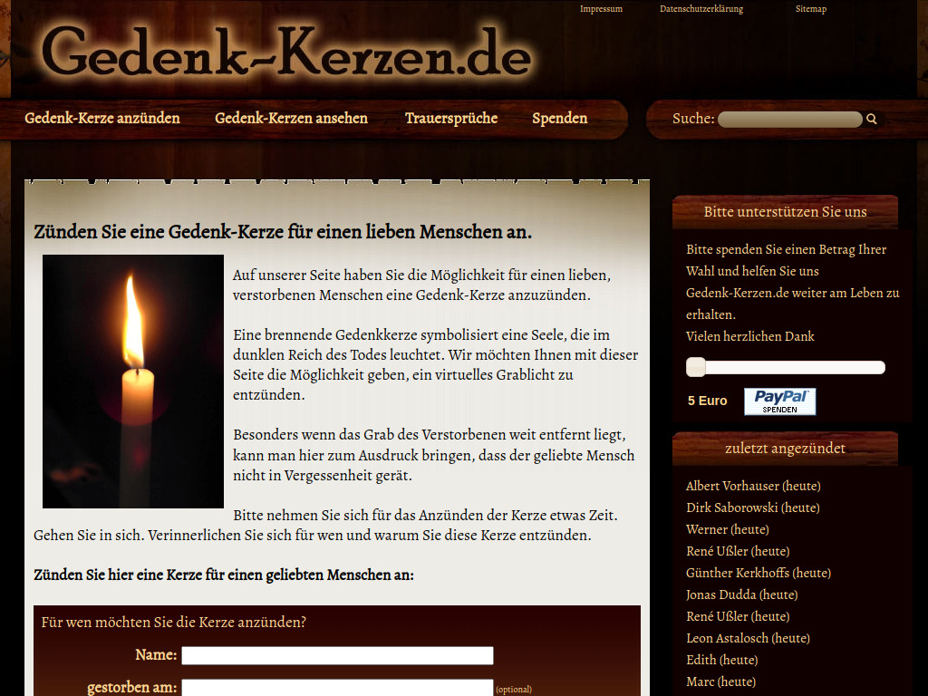 Website von Dirk Heymann in Auerbach