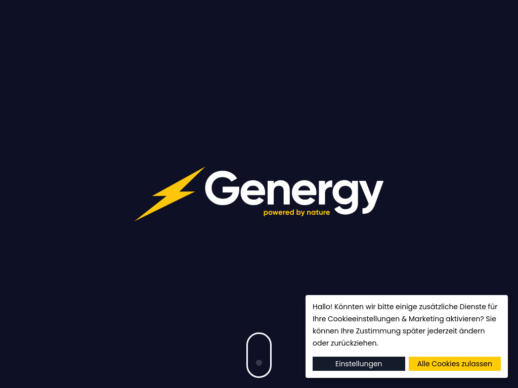 Website von GENERGY GmbH in Dortmund