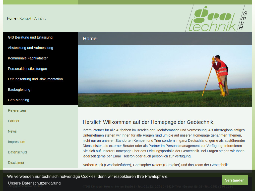 Website von Home in Kempen