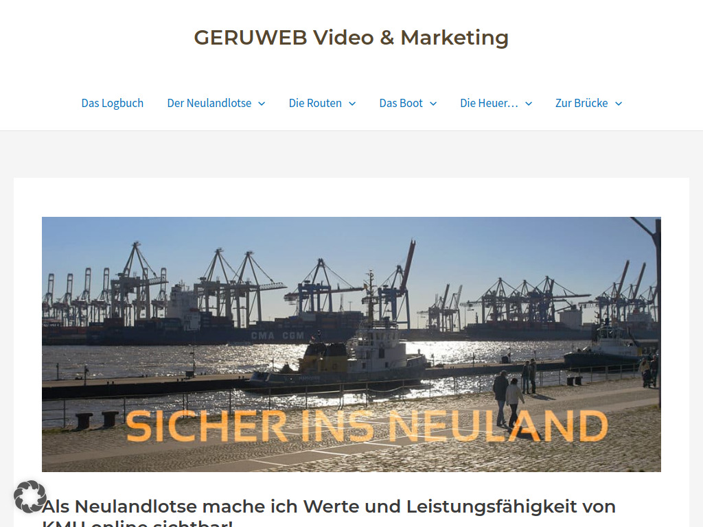 Website von GERUWEB in Oldenburg