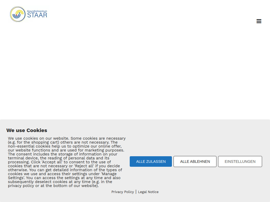 Website von Institut für Gesundheit & Prophylaxe in Regau