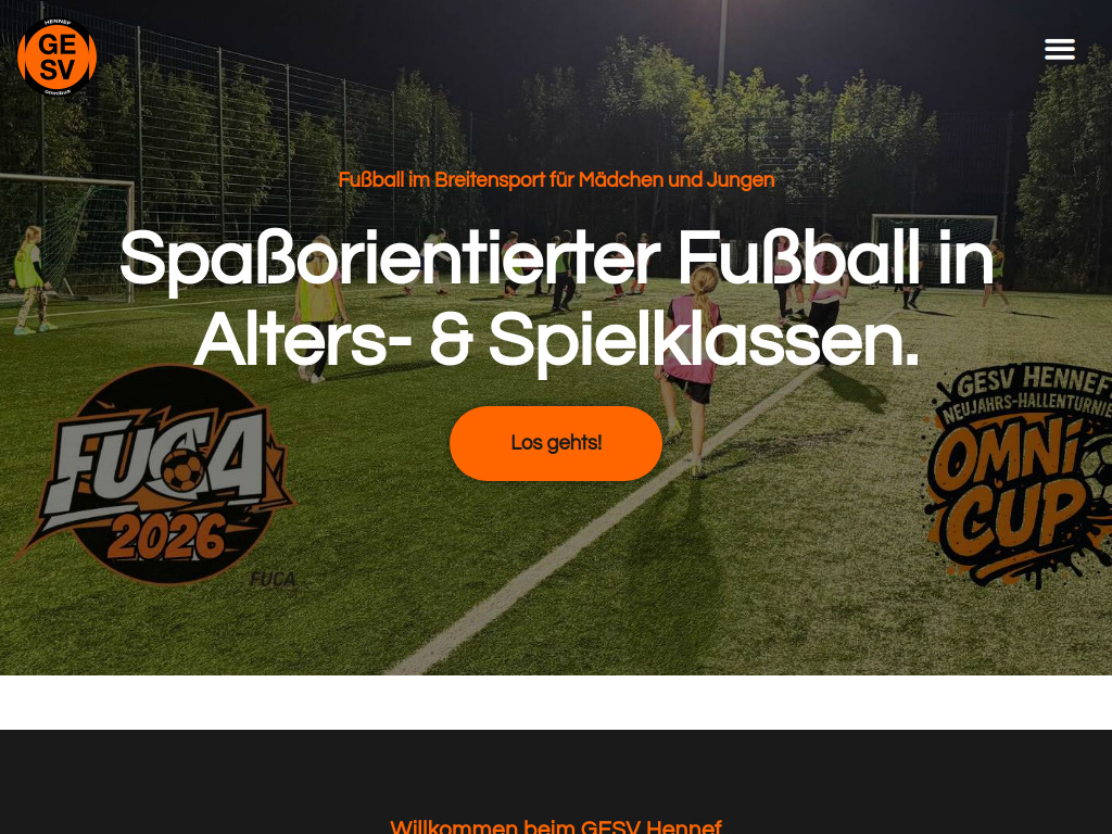 Website von Gesamtschul-Sportverein Hennef 2000 - omnibus e.V. in Hennef