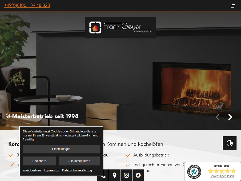 Website von Frank Geyer in Oberpframmern