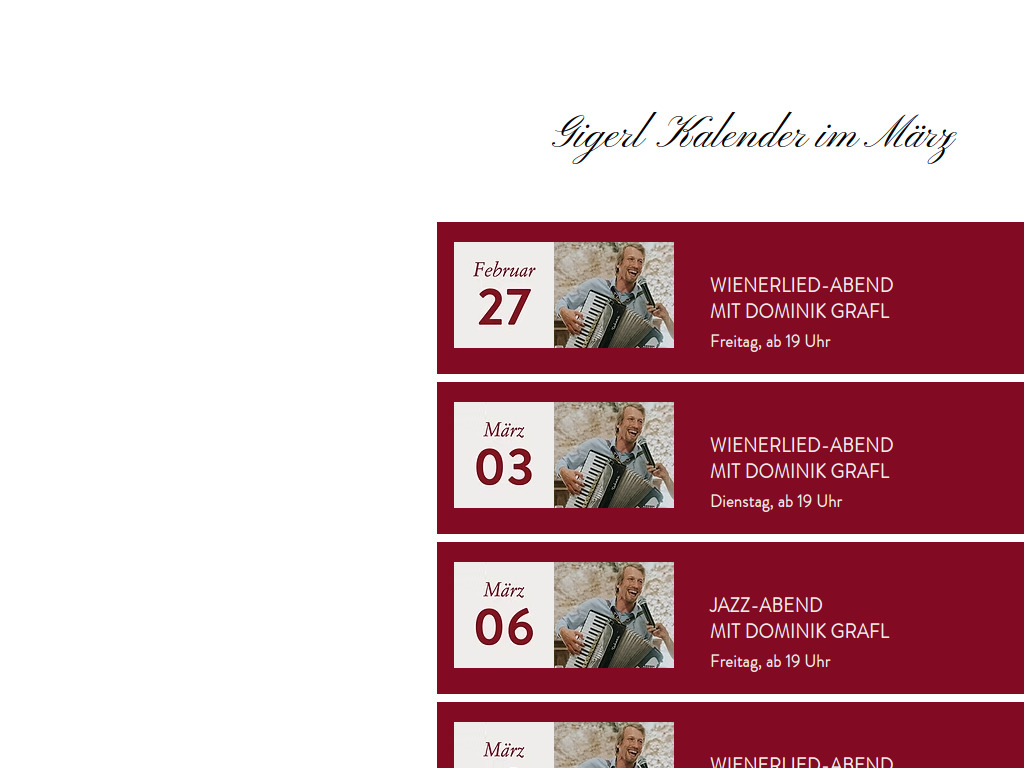 Website von Hudson Diskotheken Betriebs GmbH in Wien