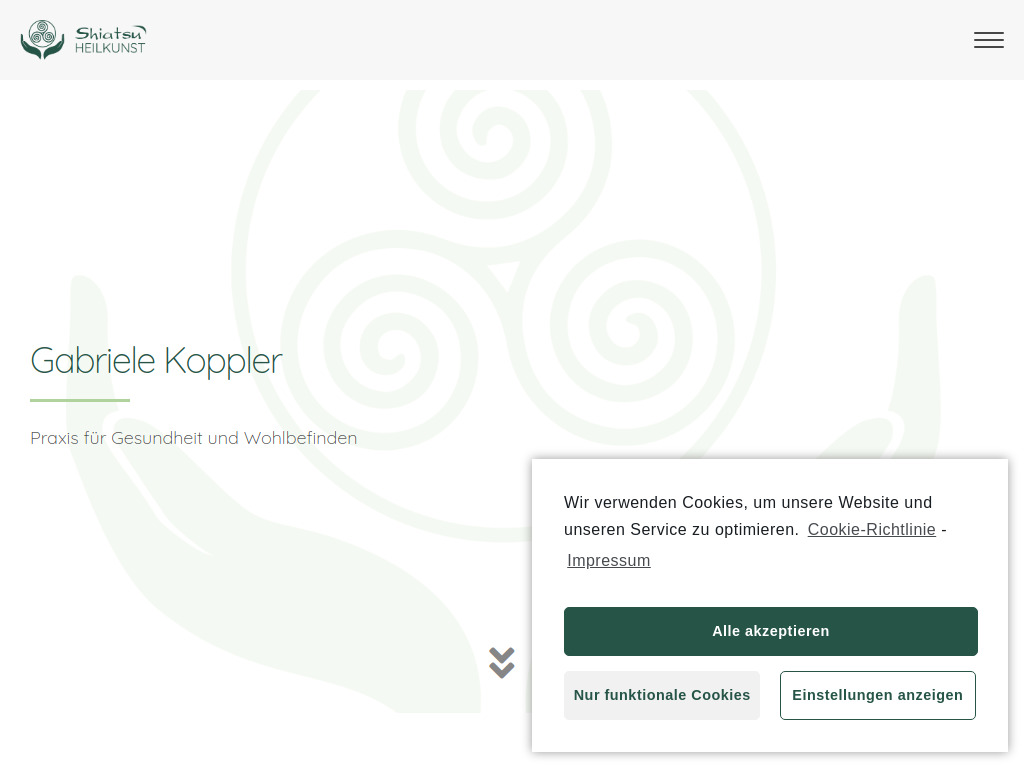 Website von Gabriele Koppler in St. Florian