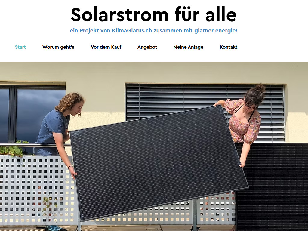 Website von Start in Berlin