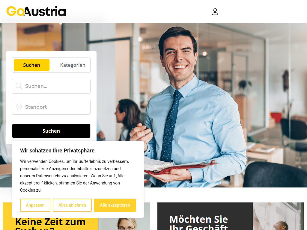 Website von Leopold | Oberkersch Rechtsanwälte GmbH in Wien