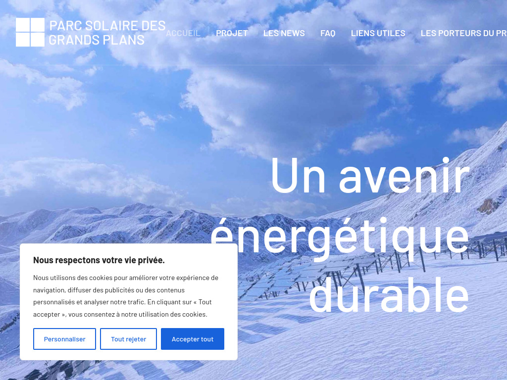 Website von grandsplanssolar.ch