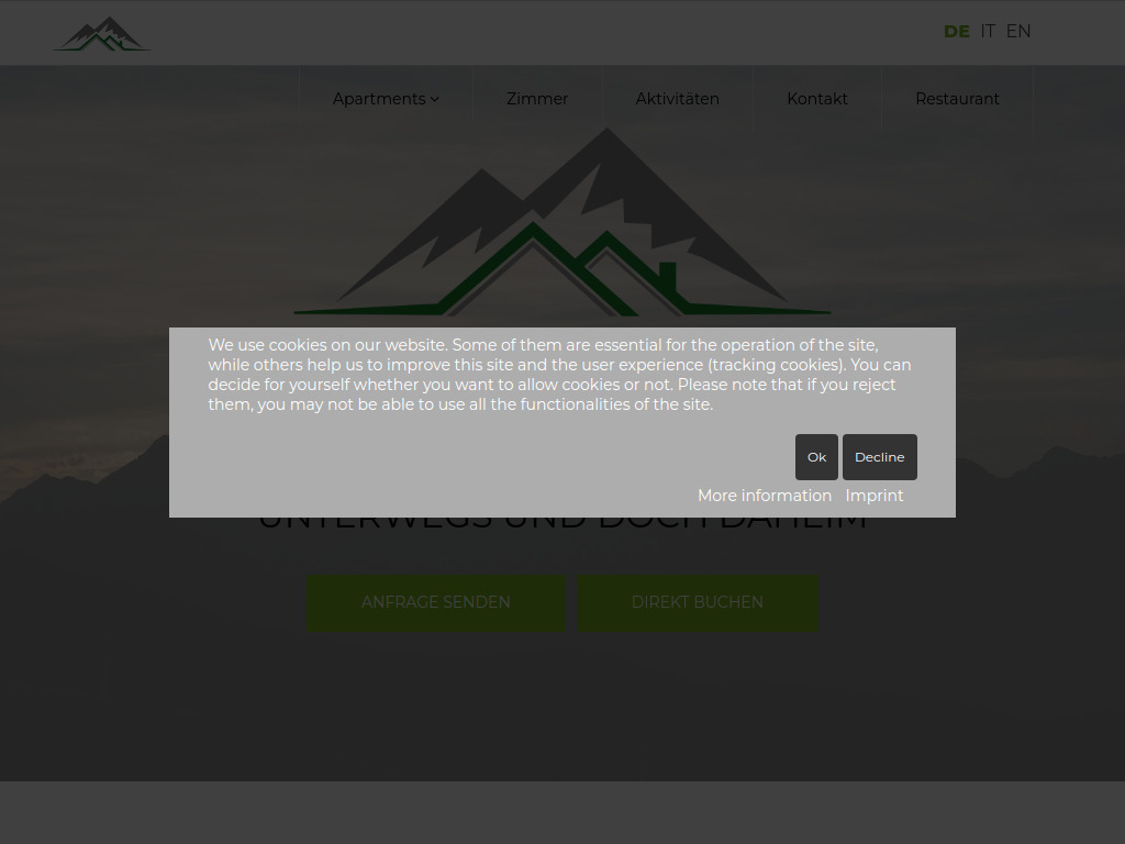 Website von Müller's Landgasthof in Mühlbachl