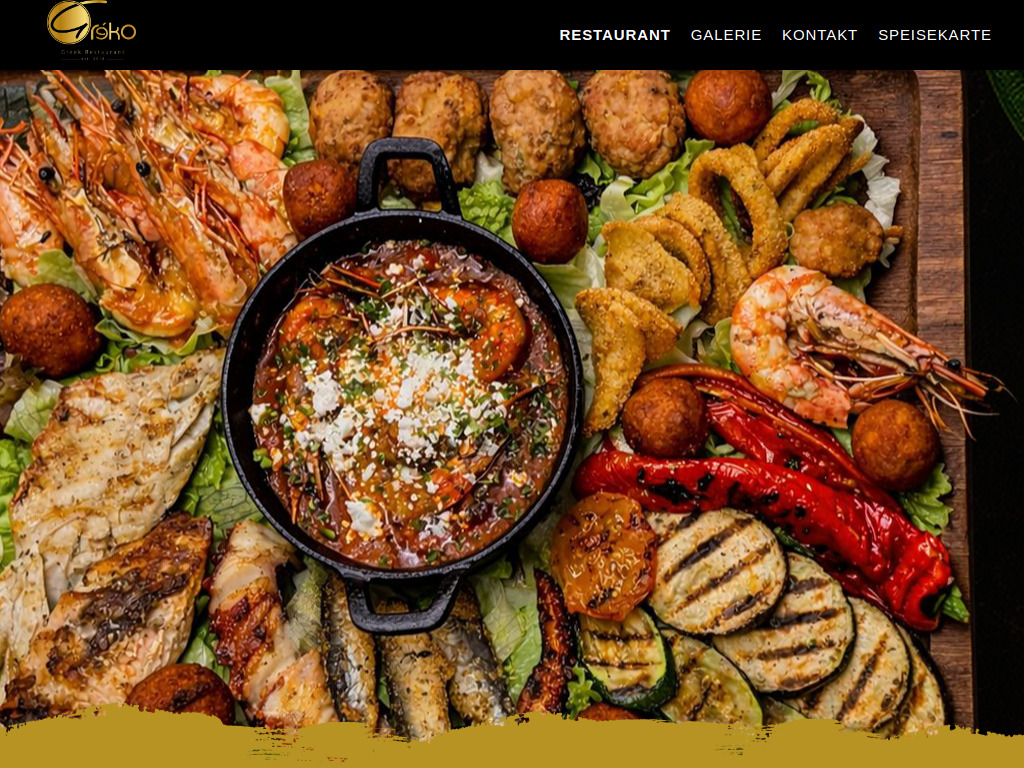 Website von Greko in Mühlhausen im Täle