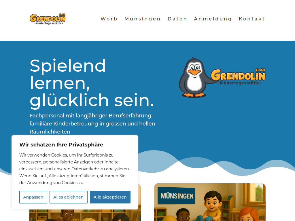Website von Grendolin GmbH in Worb