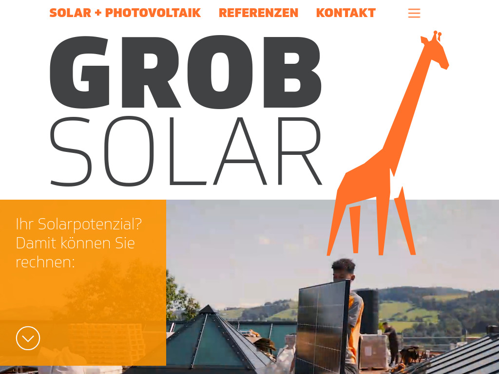 Website von Grob AG Gebäudehüllen in St. Gallen