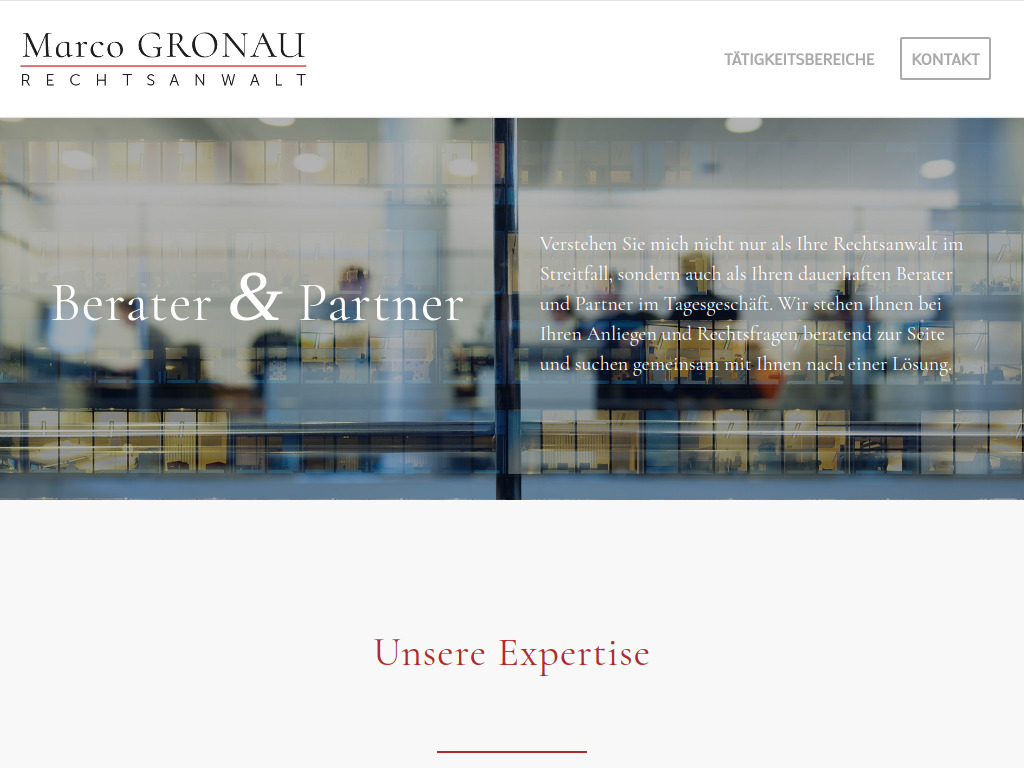 Website von Marco Gronau in Lich