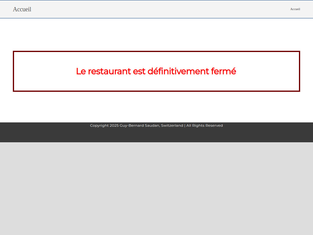 Website von Restaurant Le Grütli in L'Isle