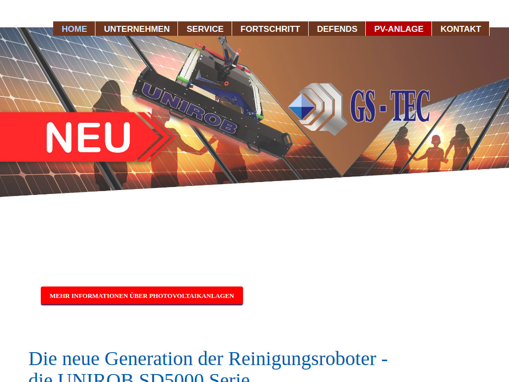 Website von GS-TEC Solar Dynamics in Schleusingen