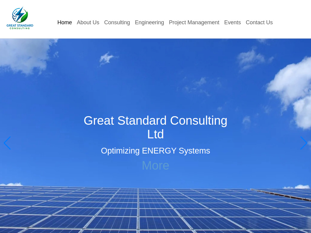 Website von Great Standard Consulting in Bonn