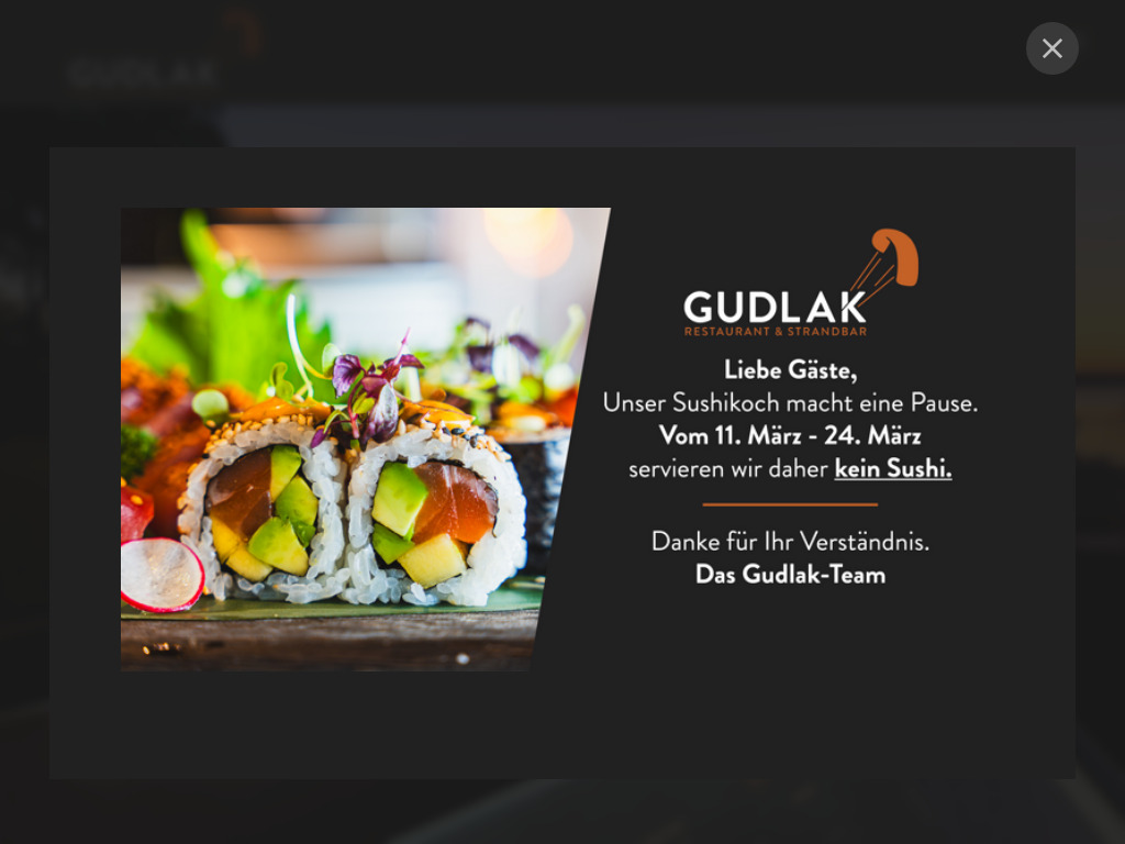 Website von Glück In Sicht Hospitality GmbH & Co KG in Glücksburg