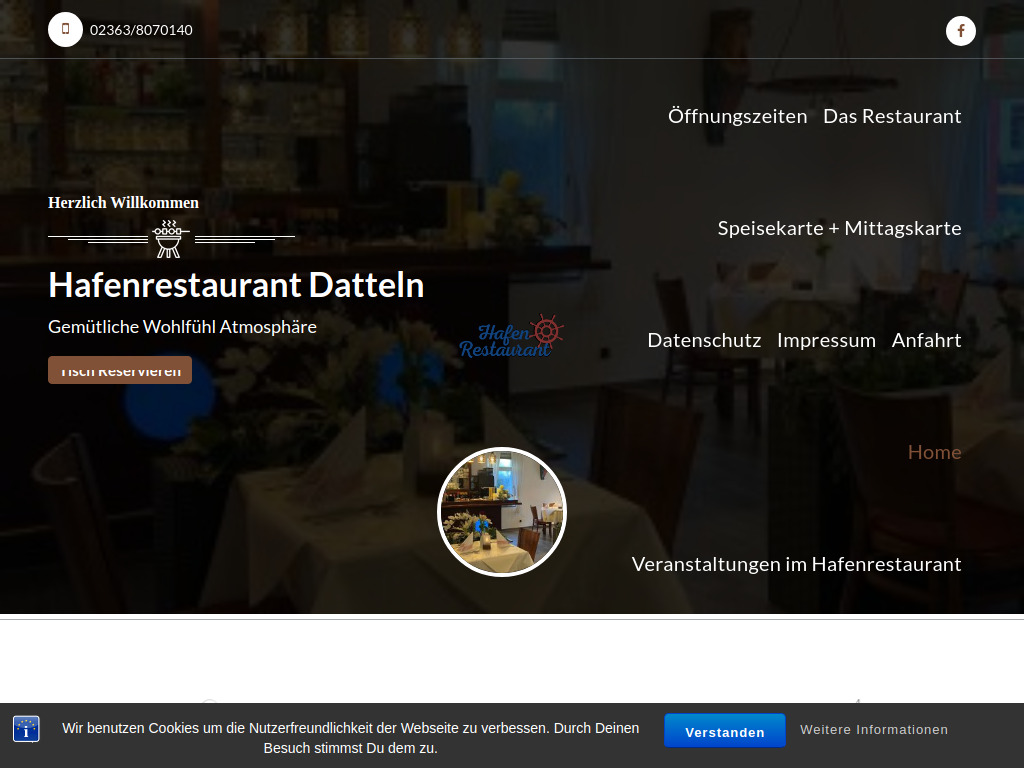 Website von Hafenrestaurant Levak und Sehic UG in Datteln